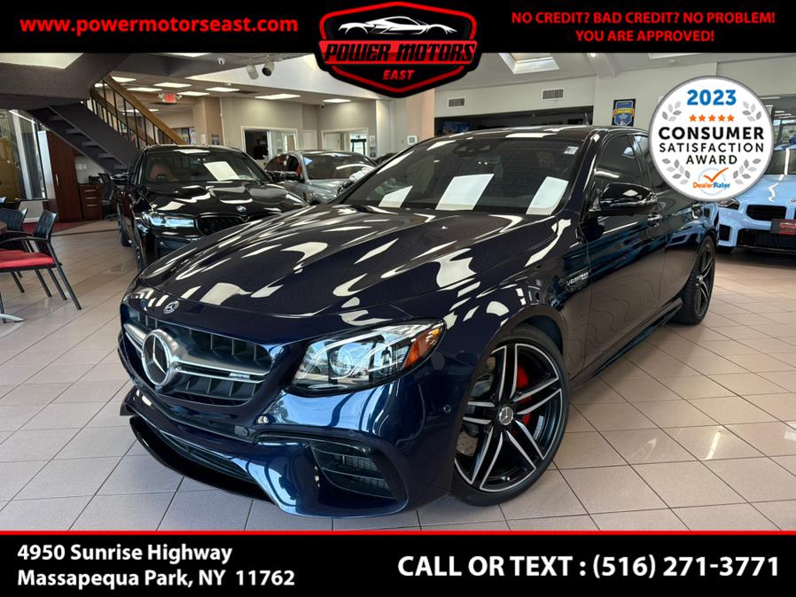 2018 Mercedes-Benz E-Class AMG E 63 S 4MATIC Sedan, available for sale in Massapequa Park, New York | Power Motors East. Massapequa Park, New York 2018 Mercedes-Benz E-Class AMG E 63 S 4MATIC Sedan, available for sale in Massapequa Park, New York | Power Motors East. Massapequa Park, New York