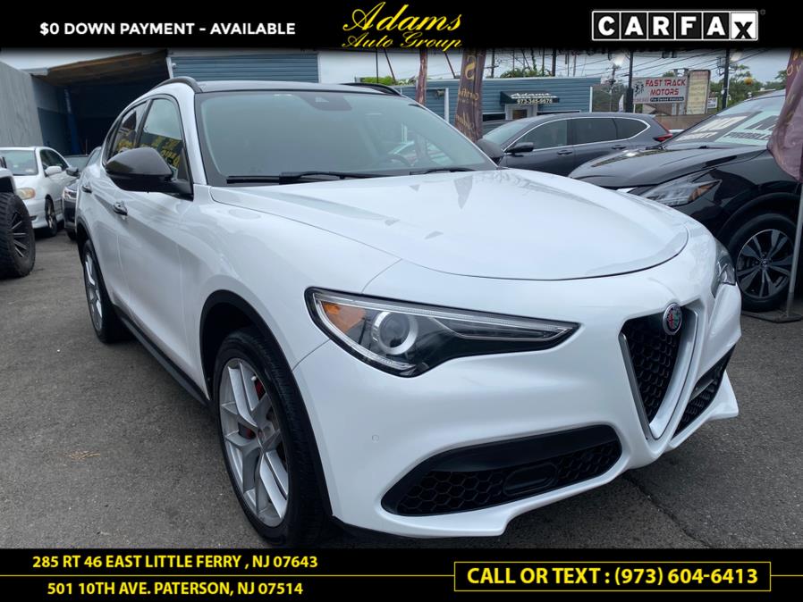 2018 Alfa Romeo Stelvio Sport AWD, available for sale in Paterson, New Jersey | Adams Auto Group. Paterson, New Jersey 2018 Alfa Romeo Stelvio Sport AWD, available for sale in Paterson, New Jersey | Adams Auto Group. Paterson, New Jersey