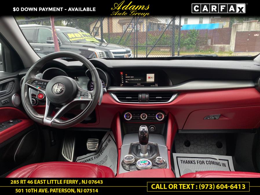 2018 Alfa Romeo Stelvio Sport AWD, available for sale in Paterson, New Jersey | Adams Auto Group. Paterson, New Jersey 2018 Alfa Romeo Stelvio Sport AWD, available for sale in Paterson, New Jersey | Adams Auto Group. Paterson, New Jersey