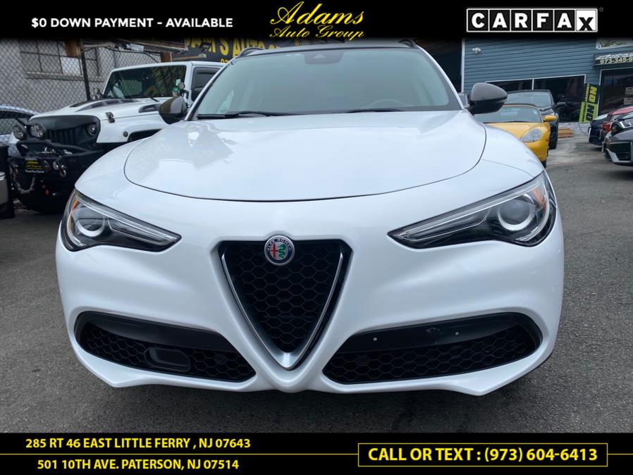 2018 Alfa Romeo Stelvio Sport AWD, available for sale in Paterson, New Jersey | Adams Auto Group. Paterson, New Jersey 2018 Alfa Romeo Stelvio Sport AWD, available for sale in Paterson, New Jersey | Adams Auto Group. Paterson, New Jersey