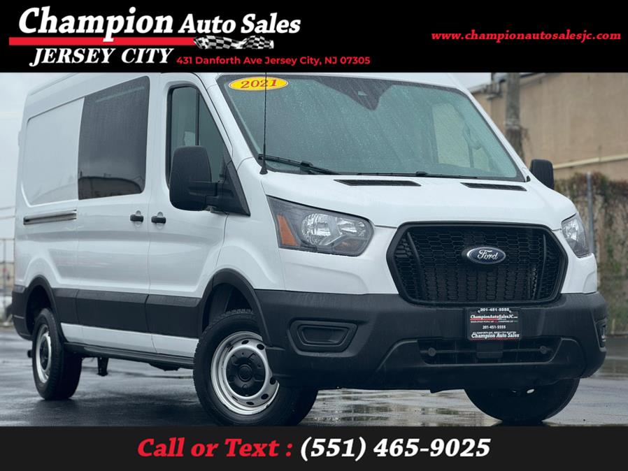 2021 Ford Transit Cargo Van T-350 148" Med Rf 9500 GVWR RWD, available for sale in Jersey City, New Jersey | Champion Auto Sales. Jersey City, New Jersey 2021 Ford Transit Cargo Van T-350 148" Med Rf 9500 GVWR RWD, available for sale in Jersey City, New Jersey | Champion Auto Sales. Jersey City, New Jersey