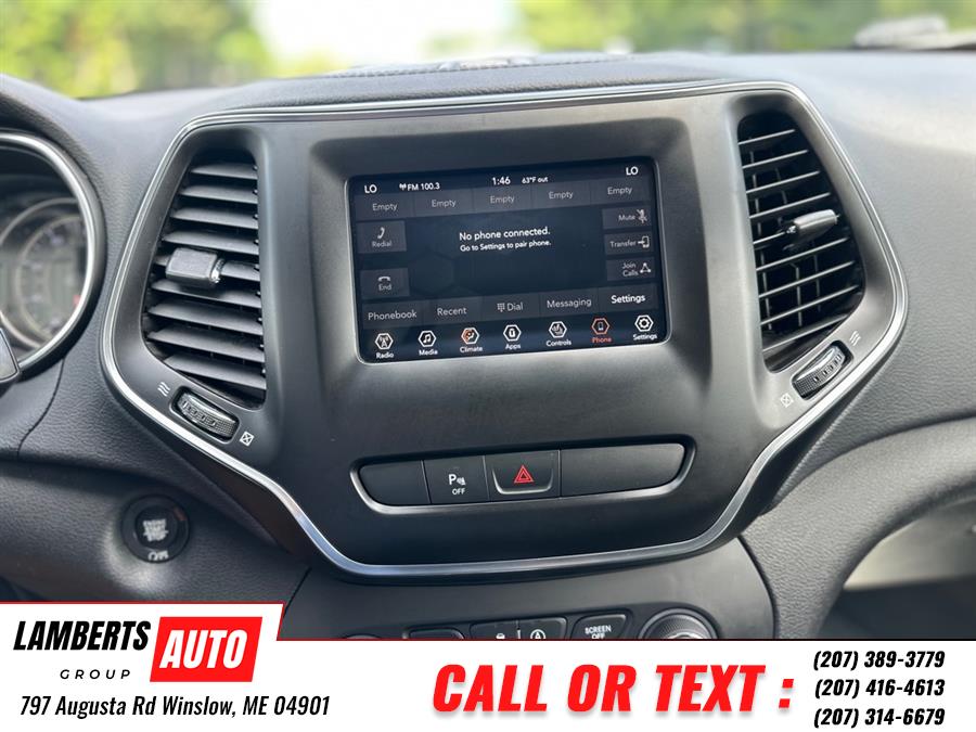 2019 Jeep Cherokee LATITUDE PLUS, available for sale in Winslow, Maine | Lamberts Auto Group LLC. Winslow, Maine 2019 Jeep Cherokee LATITUDE PLUS, available for sale in Winslow, Maine | Lamberts Auto Group LLC. Winslow, Maine