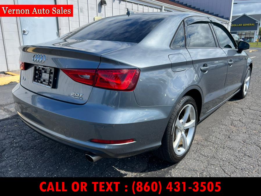 2016 Audi A3 4dr Sdn quattro 2.0T Premium, available for sale in Manchester, Connecticut | Vernon Auto Sale & Service. Manchester, Connecticut 2016 Audi A3 4dr Sdn quattro 2.0T Premium, available for sale in Manchester, Connecticut | Vernon Auto Sale & Service. Manchester, Connecticut