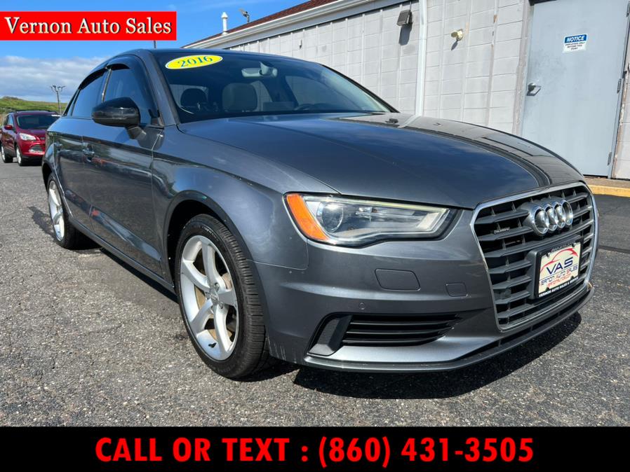 2016 Audi A3 4dr Sdn quattro 2.0T Premium, available for sale in Manchester, Connecticut | Vernon Auto Sale & Service. Manchester, Connecticut 2016 Audi A3 4dr Sdn quattro 2.0T Premium, available for sale in Manchester, Connecticut | Vernon Auto Sale & Service. Manchester, Connecticut