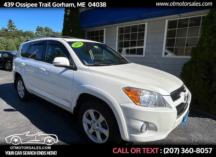 2012 Toyota RAV4 4WD 4dr I4 Limited (Natl), available for sale in Gorham, Maine | Ossipee Trail Motor Sales. Gorham, Maine 2012 Toyota RAV4 4WD 4dr I4 Limited (Natl), available for sale in Gorham, Maine | Ossipee Trail Motor Sales. Gorham, Maine