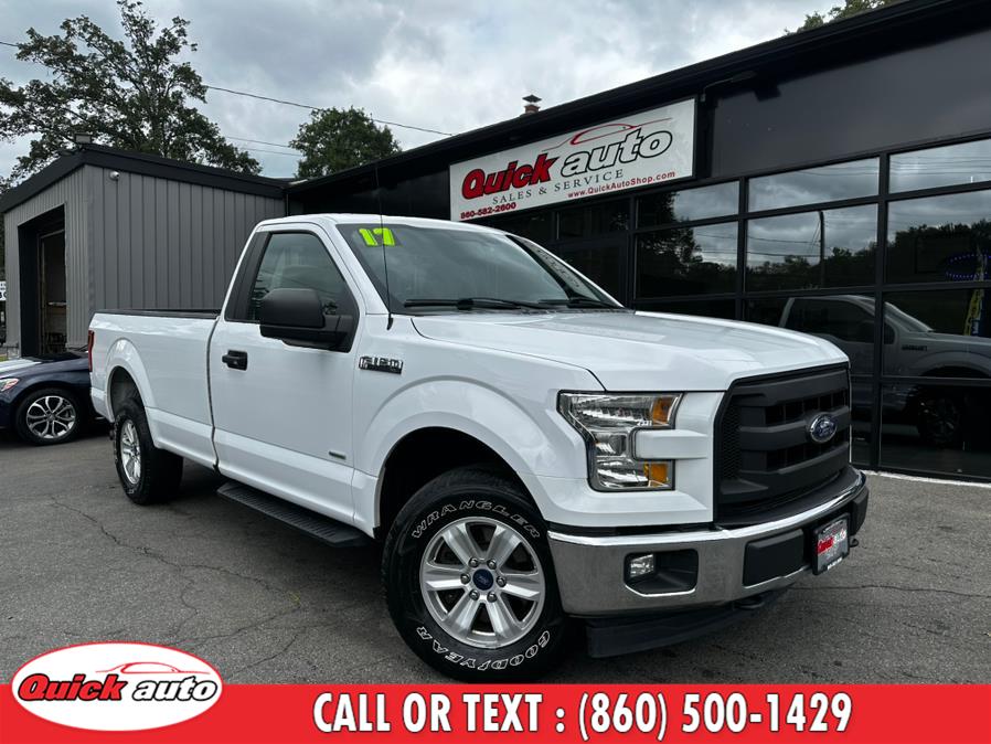 2017 Ford F-150 XLT 4WD Reg Cab 8'' Box, available for sale in Bristol, Connecticut | Quick Auto LLC. Bristol, Connecticut 2017 Ford F-150 XLT 4WD Reg Cab 8'' Box, available for sale in Bristol, Connecticut | Quick Auto LLC. Bristol, Connecticut