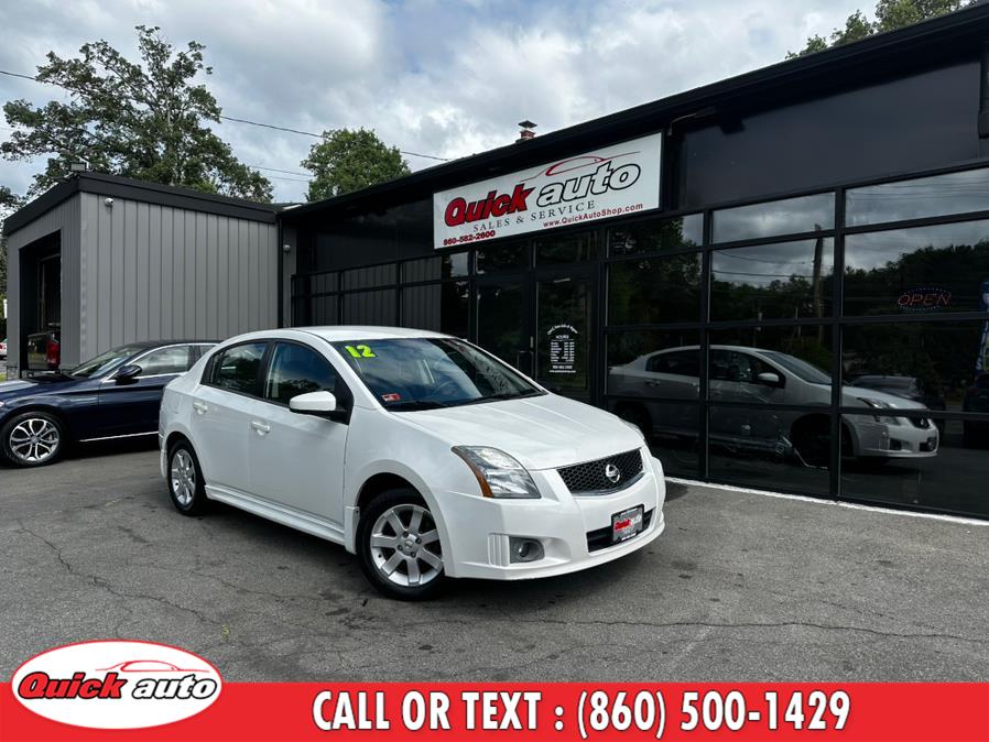 2012 Nissan Sentra 4dr Sdn I4 CVT 2.0 SR, available for sale in Bristol, Connecticut | Quick Auto LLC. Bristol, Connecticut 2012 Nissan Sentra 4dr Sdn I4 CVT 2.0 SR, available for sale in Bristol, Connecticut | Quick Auto LLC. Bristol, Connecticut