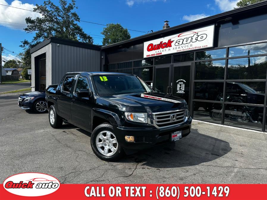2013 Honda Ridgeline 4WD Crew Cab RTS, available for sale in Bristol, Connecticut | Quick Auto LLC. Bristol, Connecticut 2013 Honda Ridgeline 4WD Crew Cab RTS, available for sale in Bristol, Connecticut | Quick Auto LLC. Bristol, Connecticut