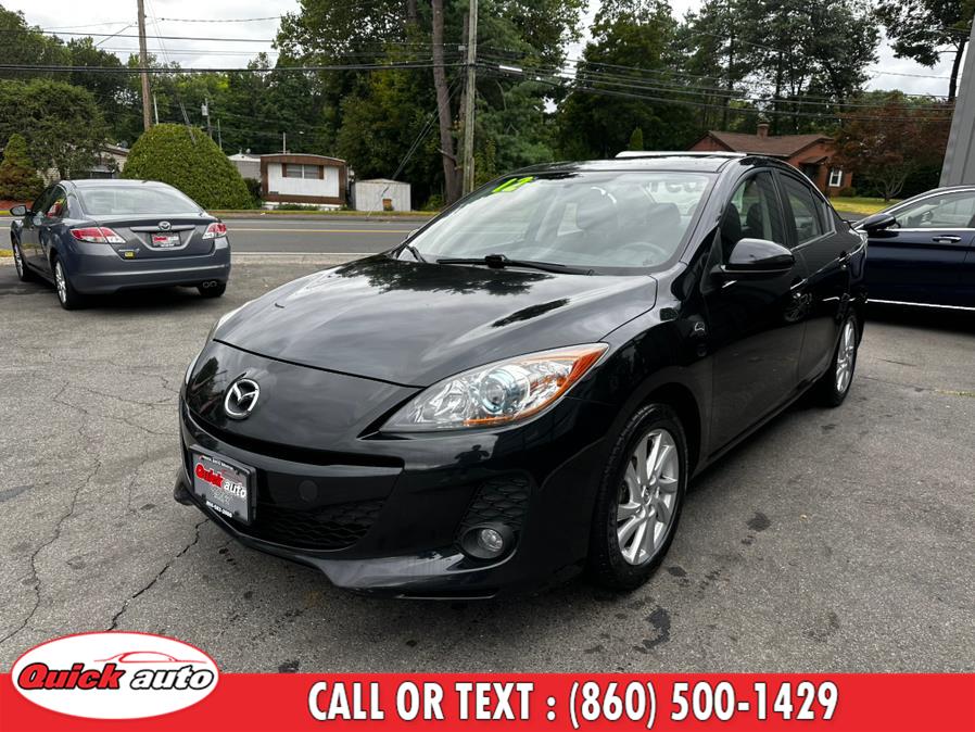 2012 Mazda Mazda3 4dr Sdn Auto i Touring, available for sale in Bristol, Connecticut | Quick Auto LLC. Bristol, Connecticut 2012 Mazda Mazda3 4dr Sdn Auto i Touring, available for sale in Bristol, Connecticut | Quick Auto LLC. Bristol, Connecticut
