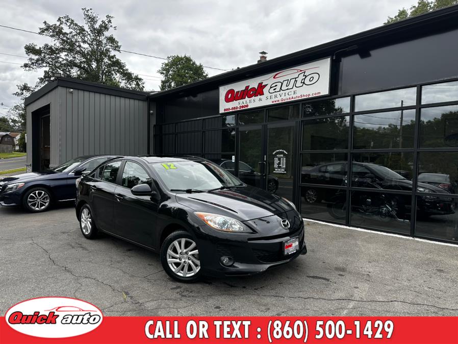 2012 Mazda Mazda3 4dr Sdn Auto i Touring, available for sale in Bristol, Connecticut | Quick Auto LLC. Bristol, Connecticut 2012 Mazda Mazda3 4dr Sdn Auto i Touring, available for sale in Bristol, Connecticut | Quick Auto LLC. Bristol, Connecticut