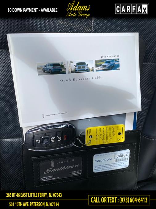 2019 Lincoln Navigator Reserve 4x4, available for sale in Paterson, New Jersey | Adams Auto Group. Paterson, New Jersey 2019 Lincoln Navigator Reserve 4x4, available for sale in Paterson, New Jersey | Adams Auto Group. Paterson, New Jersey