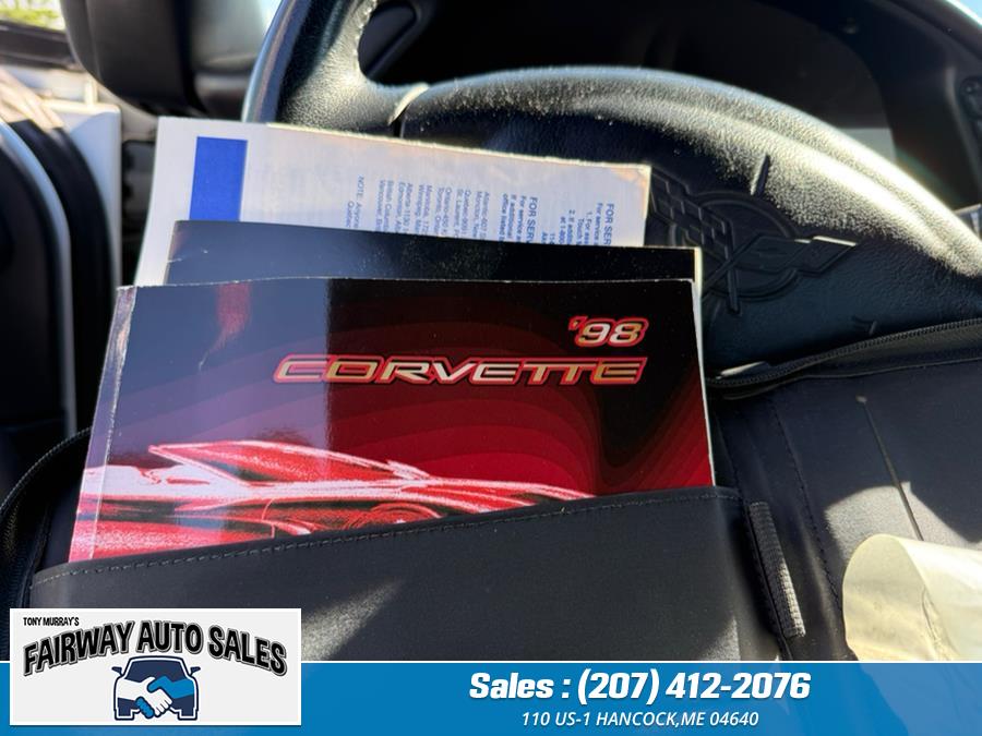 1998 Chevrolet Corvette C5 Convertible ONLY 33K Miles!!! 2dr Convertible, available for sale in Hancock, Maine | Fairway Auto Sales. Hancock, Maine 1998 Chevrolet Corvette C5 Convertible ONLY 33K Miles!!! 2dr Convertible, available for sale in Hancock, Maine | Fairway Auto Sales. Hancock, Maine