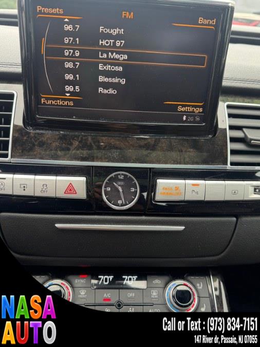 2015 Audi A8 L 4dr Sdn 4.0T, available for sale in Passaic, New Jersey | Nasa Auto. Passaic, New Jersey 2015 Audi A8 L 4dr Sdn 4.0T, available for sale in Passaic, New Jersey | Nasa Auto. Passaic, New Jersey
