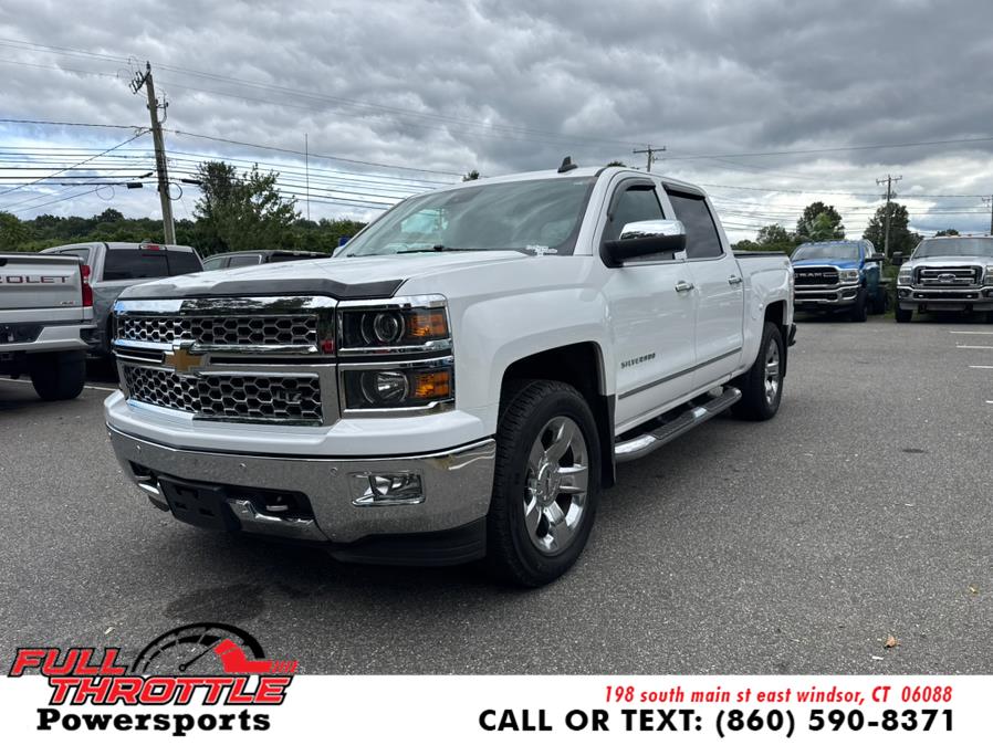 2015 Chevrolet Silverado 1500 4WD Crew Cab 143.5" LTZ w/2LZ, available for sale in East Windsor, Connecticut | Full Throttle Power Sports LLC. East Windsor, Connecticut 2015 Chevrolet Silverado 1500 4WD Crew Cab 143.5" LTZ w/2LZ, available for sale in East Windsor, Connecticut | Full Throttle Power Sports LLC. East Windsor, Connecticut