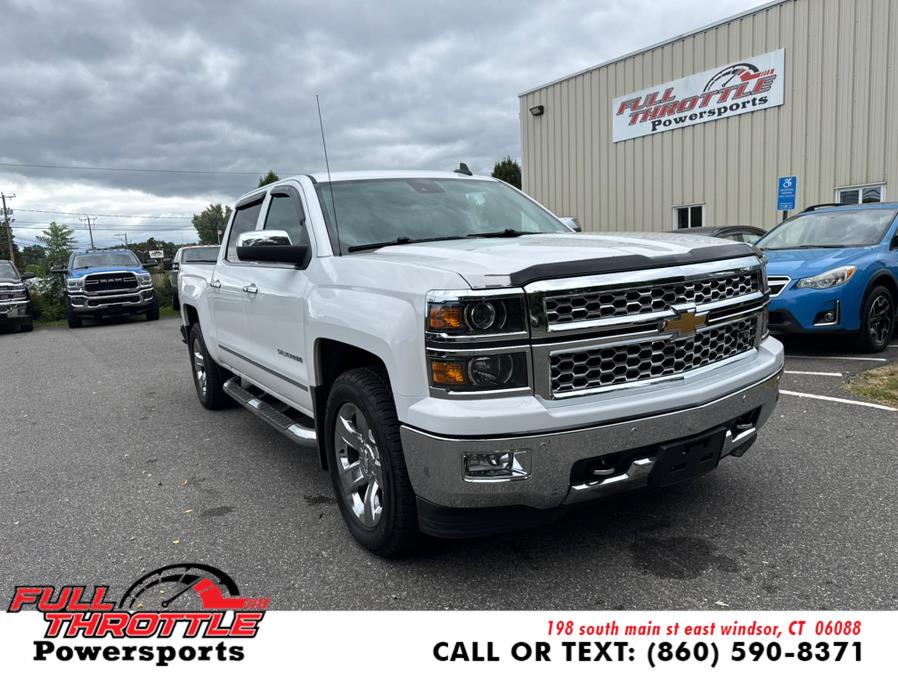 2015 Chevrolet Silverado 1500 4WD Crew Cab 143.5" LTZ w/2LZ, available for sale in East Windsor, Connecticut | Full Throttle Power Sports LLC. East Windsor, Connecticut 2015 Chevrolet Silverado 1500 4WD Crew Cab 143.5" LTZ w/2LZ, available for sale in East Windsor, Connecticut | Full Throttle Power Sports LLC. East Windsor, Connecticut