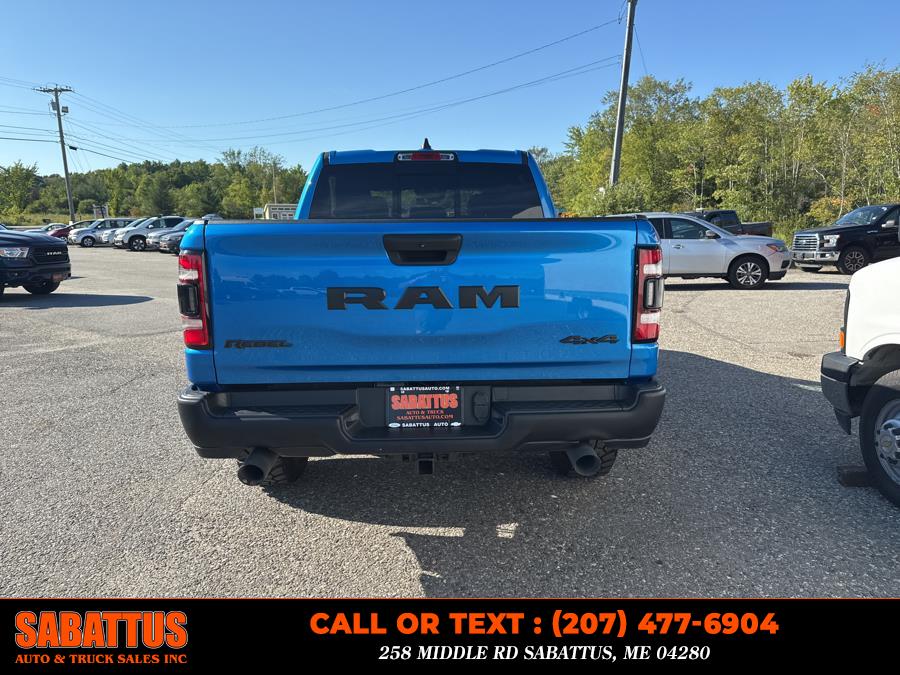 2021 Ram 1500 Rebel 4x4 Crew Cab 5''7" Box, available for sale in Sabattus, Maine | Sabattus Auto and Truck Sales Inc. Sabattus, Maine 2021 Ram 1500 Rebel 4x4 Crew Cab 5''7" Box, available for sale in Sabattus, Maine | Sabattus Auto and Truck Sales Inc. Sabattus, Maine