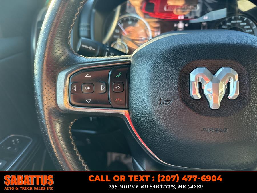 2021 Ram 1500 Rebel 4x4 Crew Cab 5''7" Box, available for sale in Sabattus, Maine | Sabattus Auto and Truck Sales Inc. Sabattus, Maine 2021 Ram 1500 Rebel 4x4 Crew Cab 5''7" Box, available for sale in Sabattus, Maine | Sabattus Auto and Truck Sales Inc. Sabattus, Maine