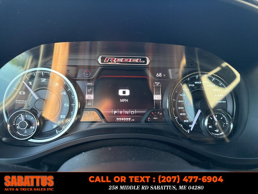 2021 Ram 1500 Rebel 4x4 Crew Cab 5''7" Box, available for sale in Sabattus, Maine | Sabattus Auto and Truck Sales Inc. Sabattus, Maine 2021 Ram 1500 Rebel 4x4 Crew Cab 5''7" Box, available for sale in Sabattus, Maine | Sabattus Auto and Truck Sales Inc. Sabattus, Maine