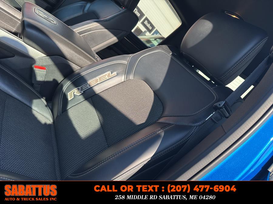 2021 Ram 1500 Rebel 4x4 Crew Cab 5''7" Box, available for sale in Sabattus, Maine | Sabattus Auto and Truck Sales Inc. Sabattus, Maine 2021 Ram 1500 Rebel 4x4 Crew Cab 5''7" Box, available for sale in Sabattus, Maine | Sabattus Auto and Truck Sales Inc. Sabattus, Maine