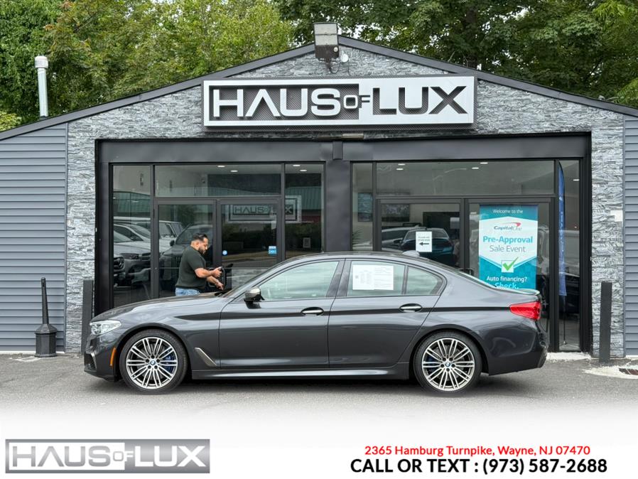 2018 BMW 5 Series M550i xDrive Sedan, available for sale in Wayne, New Jersey | Haus of Lux. Wayne, New Jersey 2018 BMW 5 Series M550i xDrive Sedan, available for sale in Wayne, New Jersey | Haus of Lux. Wayne, New Jersey