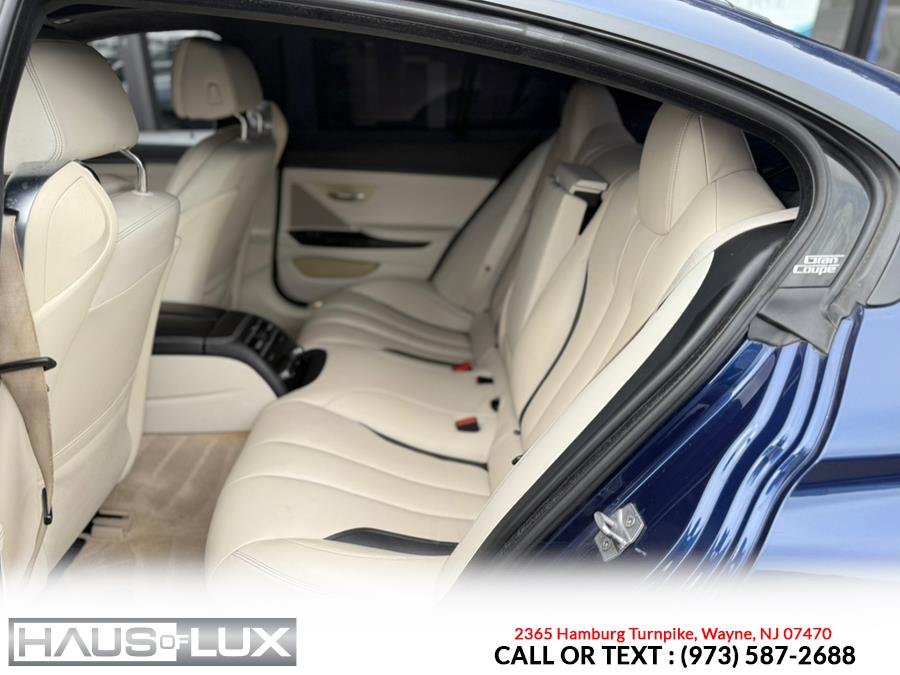 2016 BMW 6 Series 4dr Sdn 640i xDrive AWD Gran Coupe, available for sale in Wayne, New Jersey | Haus of Lux. Wayne, New Jersey 2016 BMW 6 Series 4dr Sdn 640i xDrive AWD Gran Coupe, available for sale in Wayne, New Jersey | Haus of Lux. Wayne, New Jersey