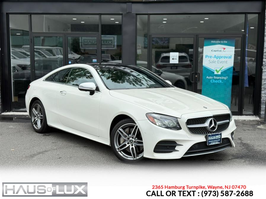 2019 Mercedes-Benz E-Class E 450 4MATIC Coupe, available for sale in Wayne, New Jersey | Haus of Lux. Wayne, New Jersey 2019 Mercedes-Benz E-Class E 450 4MATIC Coupe, available for sale in Wayne, New Jersey | Haus of Lux. Wayne, New Jersey