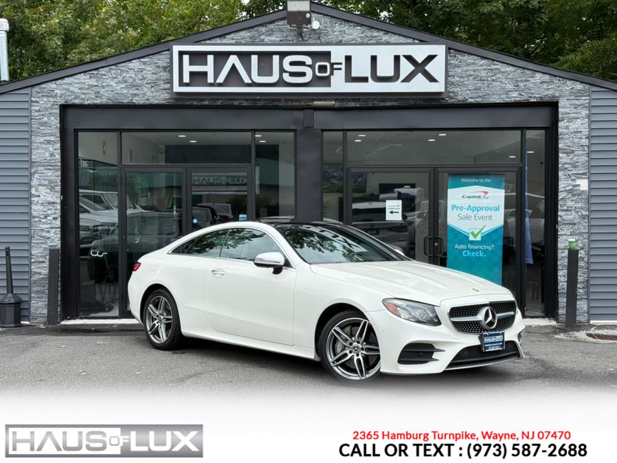 2019 Mercedes-Benz E-Class E 450 4MATIC Coupe, available for sale in Wayne, New Jersey | Haus of Lux. Wayne, New Jersey 2019 Mercedes-Benz E-Class E 450 4MATIC Coupe, available for sale in Wayne, New Jersey | Haus of Lux. Wayne, New Jersey