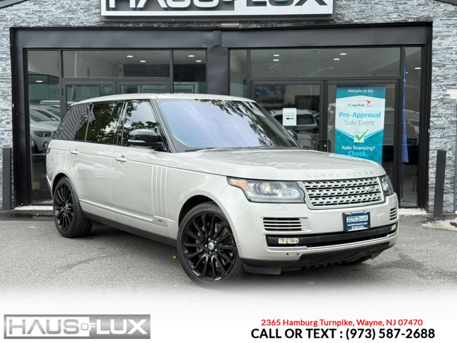 2016 Land Rover Range Rover 4WD 4dr Supercharged LWB, available for sale in Wayne, New Jersey | Haus of Lux. Wayne, New Jersey 2016 Land Rover Range Rover 4WD 4dr Supercharged LWB, available for sale in Wayne, New Jersey | Haus of Lux. Wayne, New Jersey