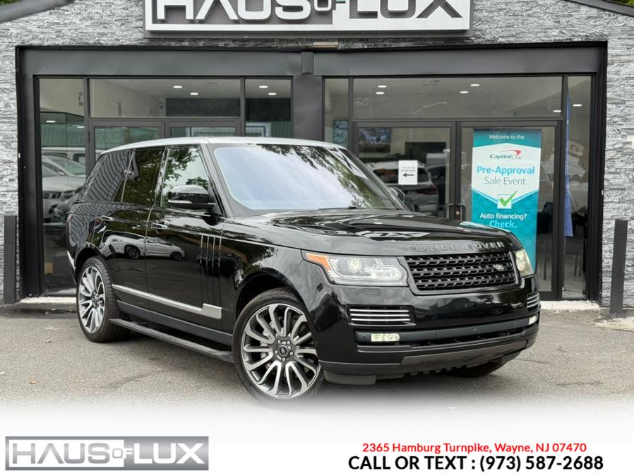 2017 Land Rover Range Rover V8 Supercharged Autobiography SWB, available for sale in Wayne, New Jersey | Haus of Lux. Wayne, New Jersey 2017 Land Rover Range Rover V8 Supercharged Autobiography SWB, available for sale in Wayne, New Jersey | Haus of Lux. Wayne, New Jersey
