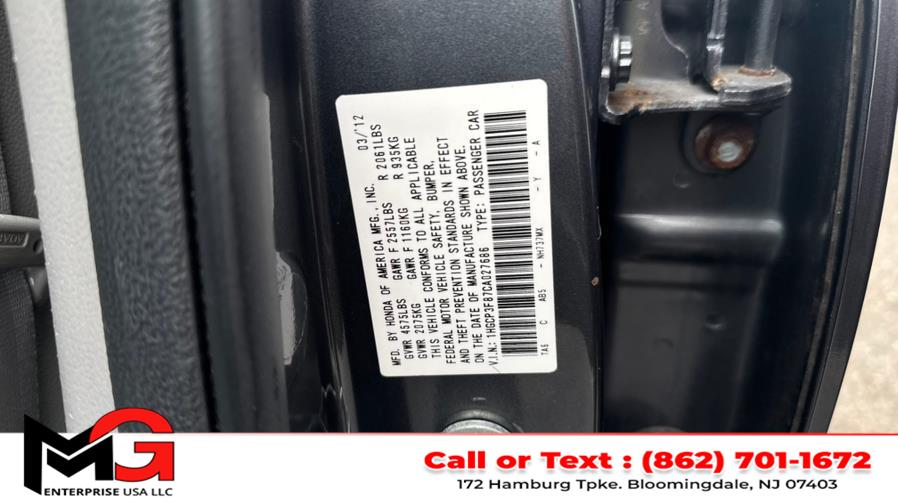 2012 Honda Accord Sdn 4dr V6 Auto EX-L, available for sale in Bloomingdale, New Jersey | MG Enterprise USA. Bloomingdale, New Jersey 2012 Honda Accord Sdn 4dr V6 Auto EX-L, available for sale in Bloomingdale, New Jersey | MG Enterprise USA. Bloomingdale, New Jersey