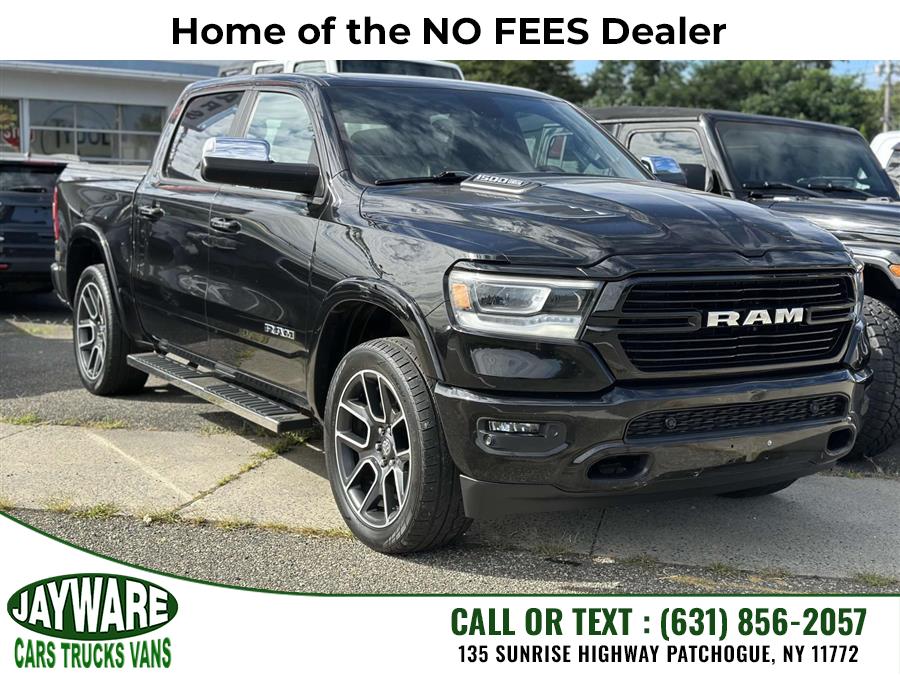 2019 Ram 1500 Laramie 4x4 Crew Cab 5'7" Box, available for sale in Patchogue, New York | Jayware Cars Trucks Vans. Patchogue, New York 2019 Ram 1500 Laramie 4x4 Crew Cab 5'7" Box, available for sale in Patchogue, New York | Jayware Cars Trucks Vans. Patchogue, New York