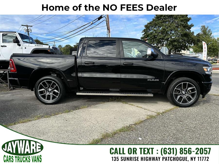 2019 Ram 1500 Laramie 4x4 Crew Cab 5'7" Box, available for sale in Patchogue, New York | Jayware Cars Trucks Vans. Patchogue, New York 2019 Ram 1500 Laramie 4x4 Crew Cab 5'7" Box, available for sale in Patchogue, New York | Jayware Cars Trucks Vans. Patchogue, New York