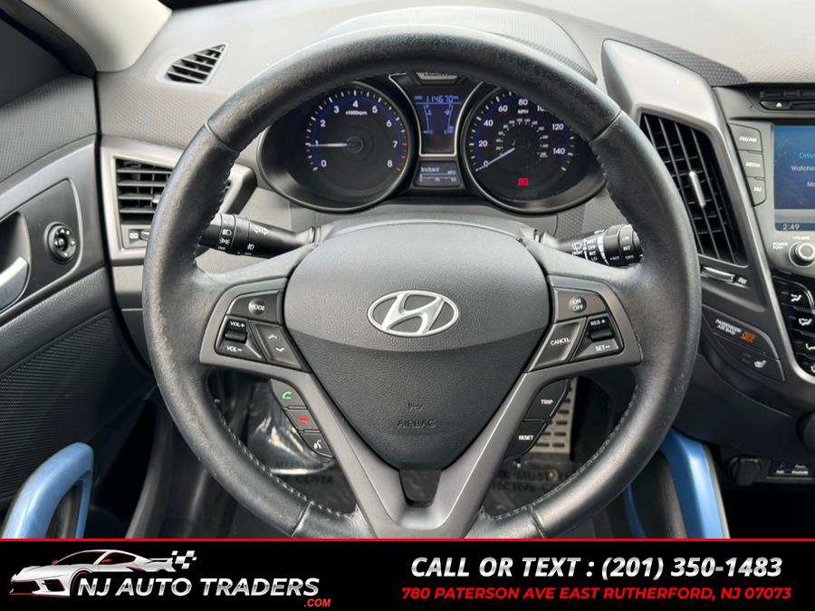 2013 Hyundai Veloster 3dr Cpe Man Turbo w/Blue Int, available for sale in East Rutherford, New Jersey | NJ Auto Traders. East Rutherford, New Jersey 2013 Hyundai Veloster 3dr Cpe Man Turbo w/Blue Int, available for sale in East Rutherford, New Jersey | NJ Auto Traders. East Rutherford, New Jersey