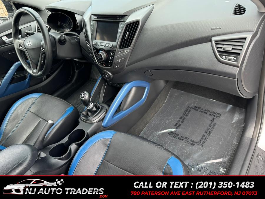 2013 Hyundai Veloster 3dr Cpe Man Turbo w/Blue Int, available for sale in East Rutherford, New Jersey | NJ Auto Traders. East Rutherford, New Jersey 2013 Hyundai Veloster 3dr Cpe Man Turbo w/Blue Int, available for sale in East Rutherford, New Jersey | NJ Auto Traders. East Rutherford, New Jersey