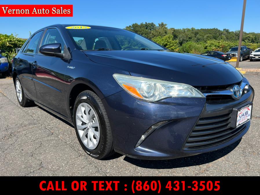 2015 Toyota Camry Hybrid 4dr Sdn LE (Natl), available for sale in Manchester, Connecticut | Vernon Auto Sale & Service. Manchester, Connecticut 2015 Toyota Camry Hybrid 4dr Sdn LE (Natl), available for sale in Manchester, Connecticut | Vernon Auto Sale & Service. Manchester, Connecticut