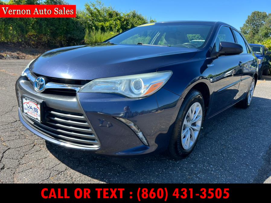 2015 Toyota Camry Hybrid 4dr Sdn LE (Natl), available for sale in Manchester, Connecticut | Vernon Auto Sale & Service. Manchester, Connecticut 2015 Toyota Camry Hybrid 4dr Sdn LE (Natl), available for sale in Manchester, Connecticut | Vernon Auto Sale & Service. Manchester, Connecticut