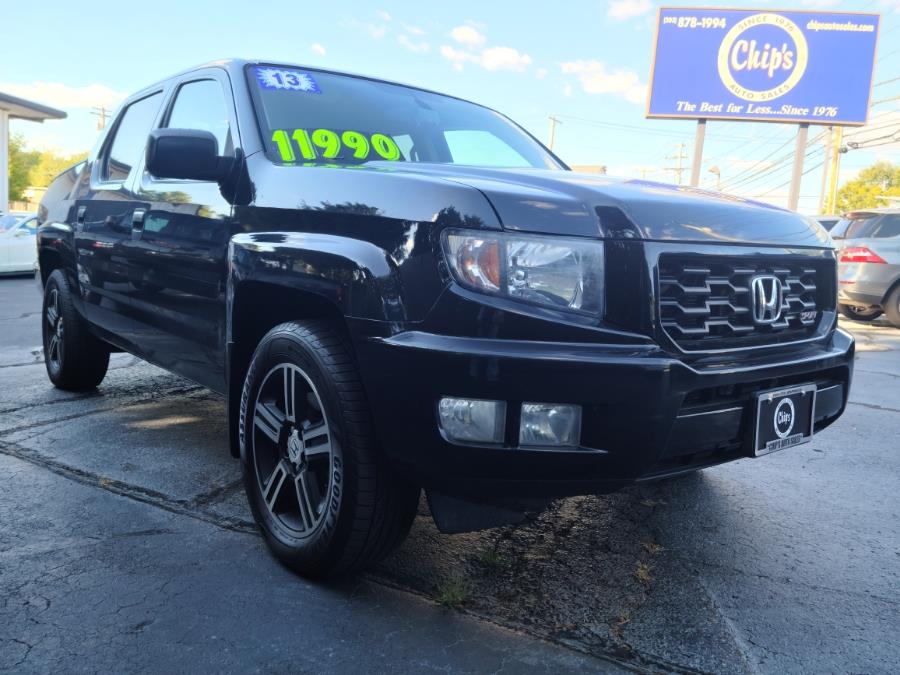 2013 Honda Ridgeline 4WD Crew Cab Sport, available for sale in Milford, Connecticut | Chip's Auto Sales Inc. Milford, Connecticut 2013 Honda Ridgeline 4WD Crew Cab Sport, available for sale in Milford, Connecticut | Chip's Auto Sales Inc. Milford, Connecticut