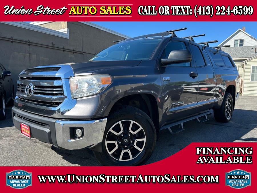 2016 Toyota Tundra 4WD Truck Double Cab 5.7L V8 6-Spd AT SR5 (Natl), available for sale in West Springfield, Massachusetts | Union Street Auto Sales. West Springfield, Massachusetts 2016 Toyota Tundra 4WD Truck Double Cab 5.7L V8 6-Spd AT SR5 (Natl), available for sale in West Springfield, Massachusetts | Union Street Auto Sales. West Springfield, Massachusetts
