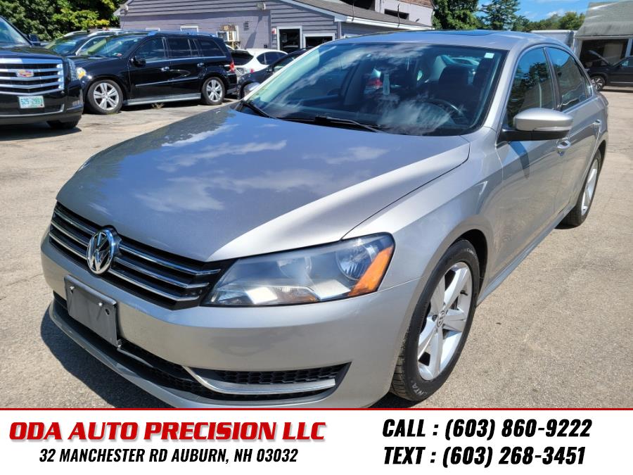 2013 Volkswagen Passat 4dr Sdn 2.5L Auto SE w/Sunroof PZEV, available for sale in Auburn, New Hampshire | ODA Auto Precision LLC. Auburn, New Hampshire 2013 Volkswagen Passat 4dr Sdn 2.5L Auto SE w/Sunroof PZEV, available for sale in Auburn, New Hampshire | ODA Auto Precision LLC. Auburn, New Hampshire