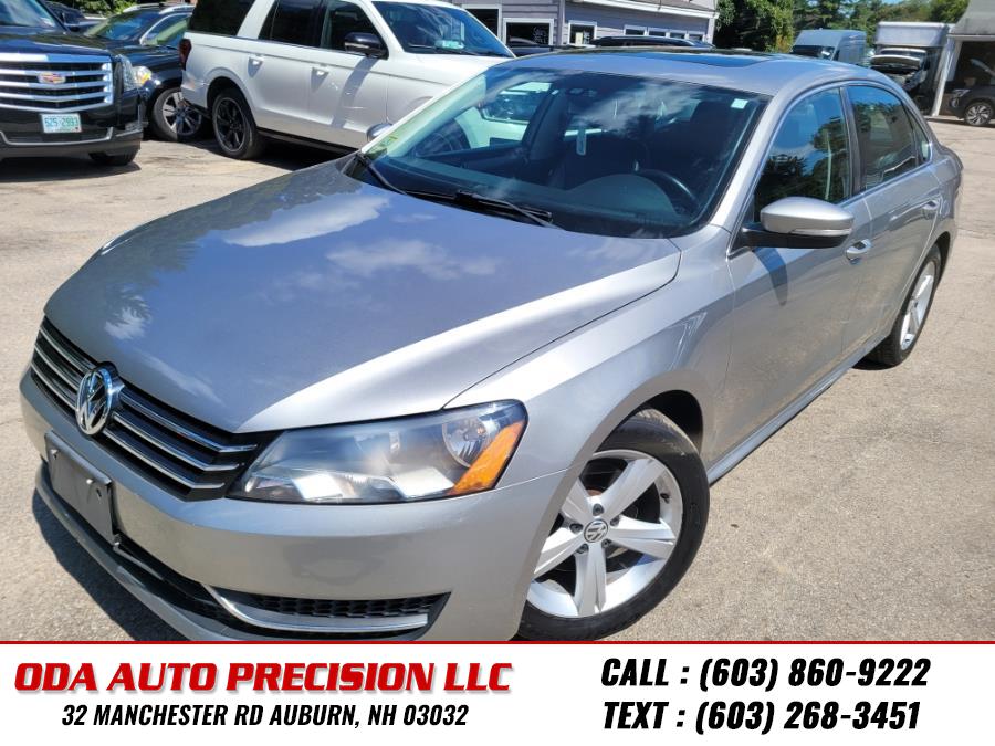 2013 Volkswagen Passat 4dr Sdn 2.5L Auto SE w/Sunroof PZEV, available for sale in Auburn, New Hampshire | ODA Auto Precision LLC. Auburn, New Hampshire 2013 Volkswagen Passat 4dr Sdn 2.5L Auto SE w/Sunroof PZEV, available for sale in Auburn, New Hampshire | ODA Auto Precision LLC. Auburn, New Hampshire