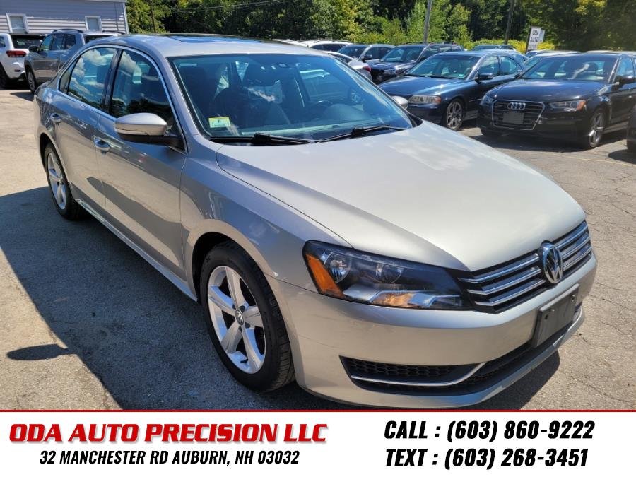 2013 Volkswagen Passat 4dr Sdn 2.5L Auto SE w/Sunroof PZEV, available for sale in Auburn, New Hampshire | ODA Auto Precision LLC. Auburn, New Hampshire 2013 Volkswagen Passat 4dr Sdn 2.5L Auto SE w/Sunroof PZEV, available for sale in Auburn, New Hampshire | ODA Auto Precision LLC. Auburn, New Hampshire