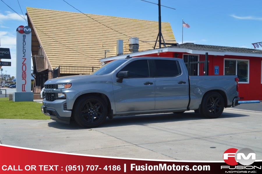2021 Chevrolet Silverado 1500 2WD Crew Cab 147" Custom, available for sale in Moreno Valley, California | Fusion Motors Inc. Moreno Valley, California 2021 Chevrolet Silverado 1500 2WD Crew Cab 147" Custom, available for sale in Moreno Valley, California | Fusion Motors Inc. Moreno Valley, California