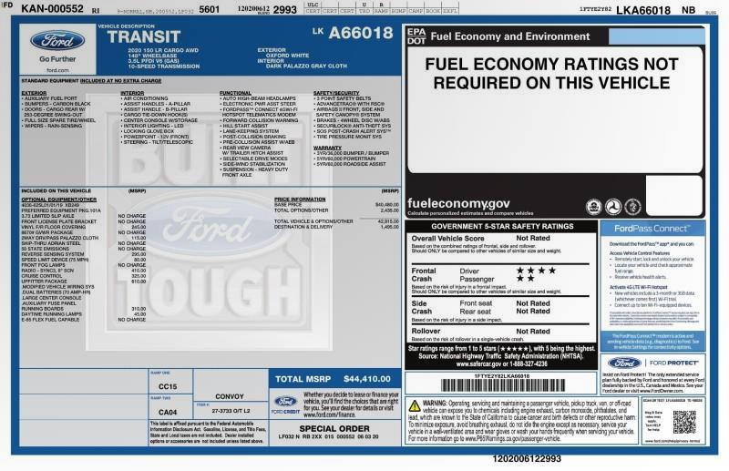 2020 Ford Transit Cargo Van T-150 LOW ROOF 148 AWD, available for sale in Maple Shade, New Jersey | Car Revolution. Maple Shade, New Jersey 2020 Ford Transit Cargo Van T-150 LOW ROOF 148 AWD, available for sale in Maple Shade, New Jersey | Car Revolution. Maple Shade, New Jersey
