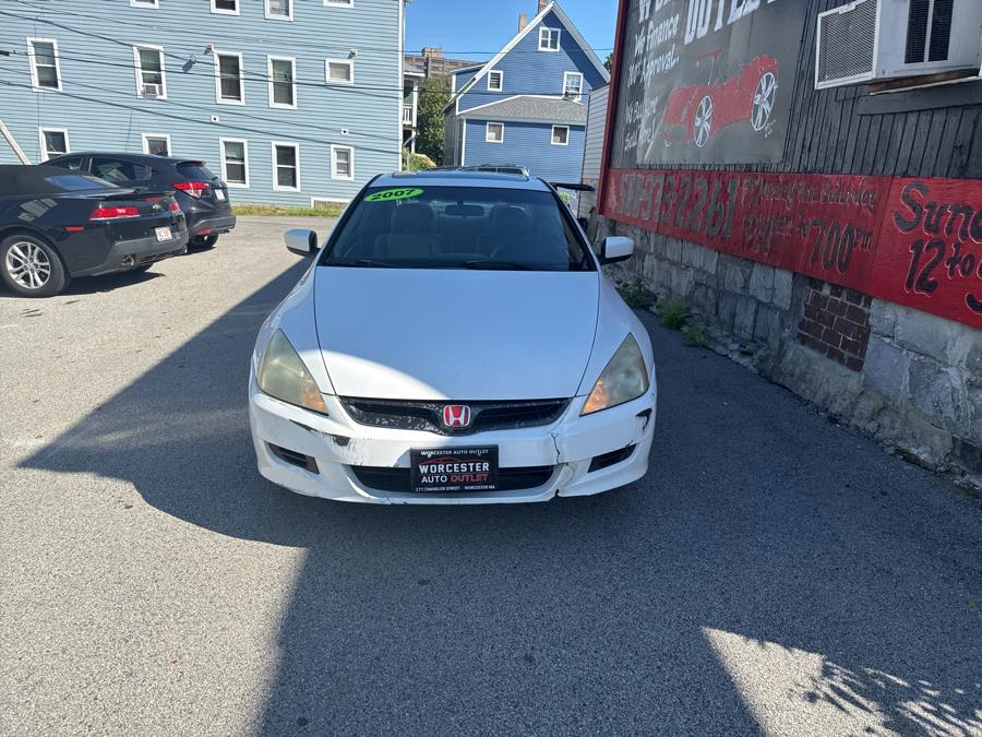 2007 Honda Accord Cpe 2dr V6 AT EX-L, available for sale in Worcester, Massachusetts | Worcester Auto Outlet LLC. Worcester, Massachusetts 2007 Honda Accord Cpe 2dr V6 AT EX-L, available for sale in Worcester, Massachusetts | Worcester Auto Outlet LLC. Worcester, Massachusetts
