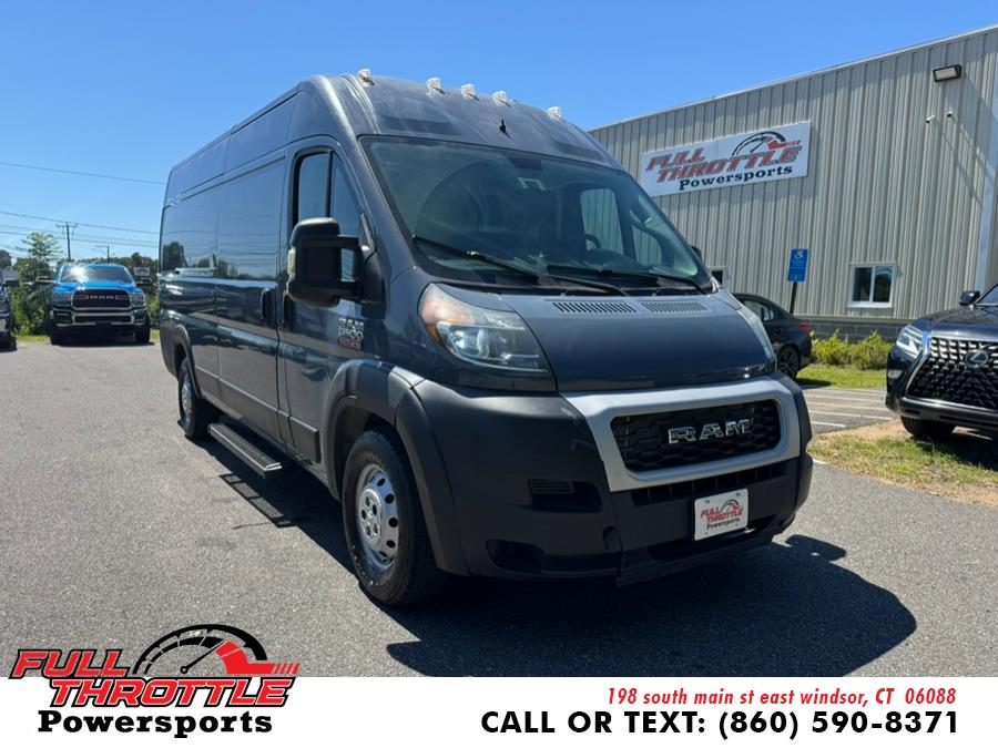 2019 Ram ProMaster Cargo Van 3500 High Roof 159" WB EXT, available for sale in East Windsor, Connecticut | Full Throttle Power Sports LLC. East Windsor, Connecticut 2019 Ram ProMaster Cargo Van 3500 High Roof 159" WB EXT, available for sale in East Windsor, Connecticut | Full Throttle Power Sports LLC. East Windsor, Connecticut