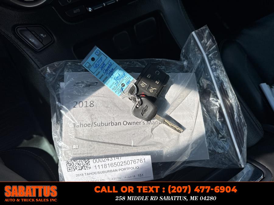 2018 Chevrolet Tahoe 4WD 4dr LT, available for sale in Sabattus, Maine | Sabattus Auto and Truck Sales Inc. Sabattus, Maine 2018 Chevrolet Tahoe 4WD 4dr LT, available for sale in Sabattus, Maine | Sabattus Auto and Truck Sales Inc. Sabattus, Maine