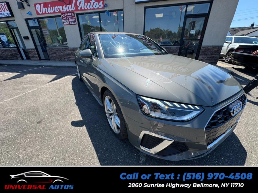 2023 Audi A4 Sedan S line Premium Plus 45 TFSI quattro, available for sale in Bellmore, New York | Universal Autos. Bellmore, New York 2023 Audi A4 Sedan S line Premium Plus 45 TFSI quattro, available for sale in Bellmore, New York | Universal Autos. Bellmore, New York