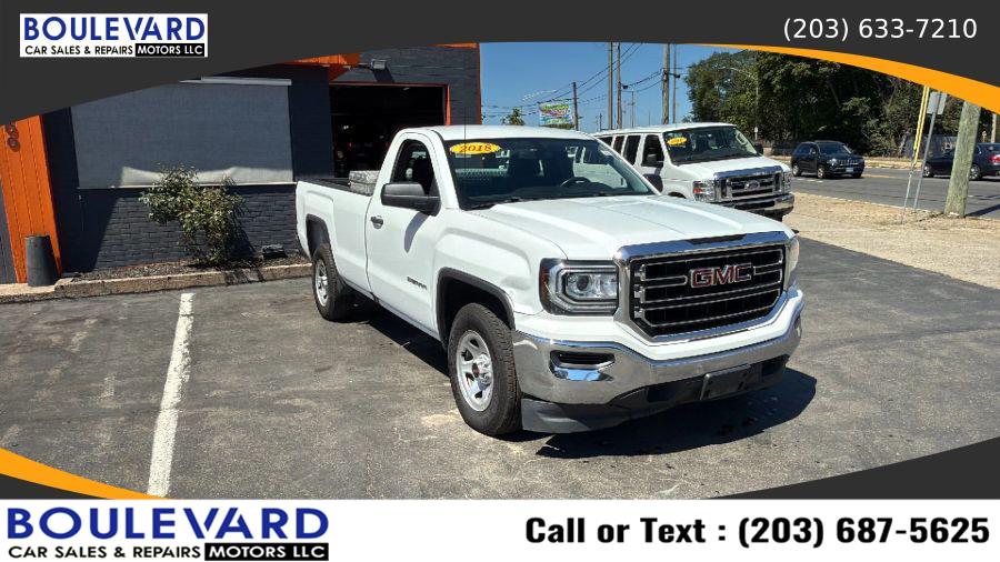 2018 GMC Sierra 1500 Regular Cab Pickup 2D 8 ft, available for sale in New Haven, Connecticut | Boulevard Motors LLC. New Haven, Connecticut