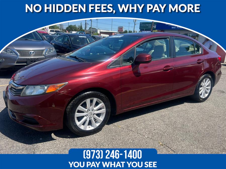 2012 Honda Civic Sdn 4dr Auto EX-L, available for sale in Lodi, New Jersey | Route 46 Auto Sales Inc. Lodi, New Jersey 2012 Honda Civic Sdn 4dr Auto EX-L, available for sale in Lodi, New Jersey | Route 46 Auto Sales Inc. Lodi, New Jersey