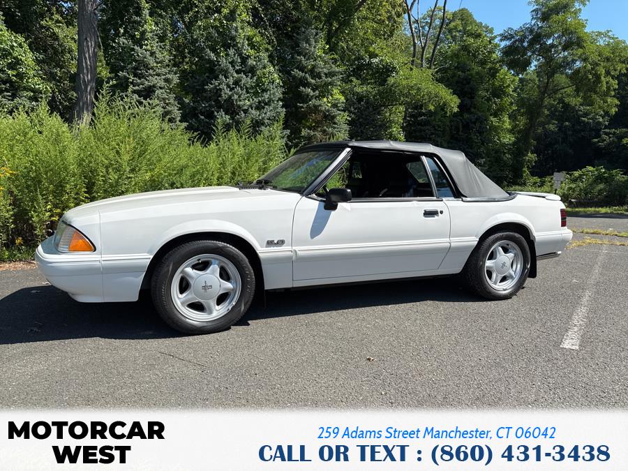1993 Ford Mustang 2dr Convertible LX 5.0L, available for sale in Manchester, Connecticut | Motorcar West. Manchester, Connecticut 1993 Ford Mustang 2dr Convertible LX 5.0L, available for sale in Manchester, Connecticut | Motorcar West. Manchester, Connecticut